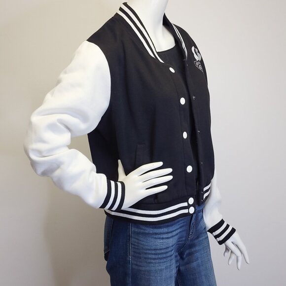 Hell Bunny Womens XL Ouija Board Retro Jacket Black & White - Picture 5 of 9